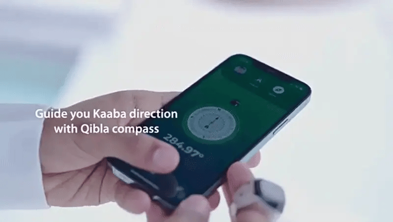 Smart Zikr Ring with Digital Tasbeeh Counter & OLED Display