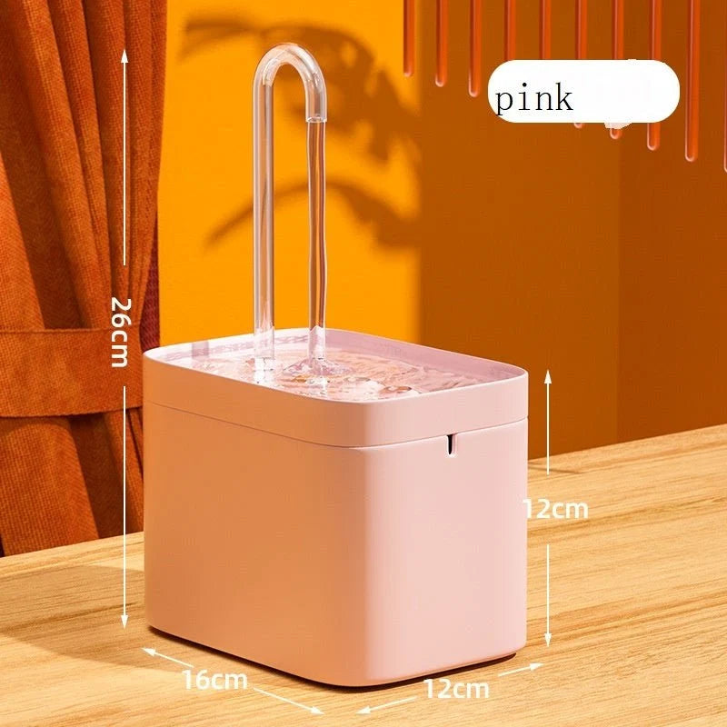 Automatic Cat Water Fountain with Filter – USB Powered, 1.5L