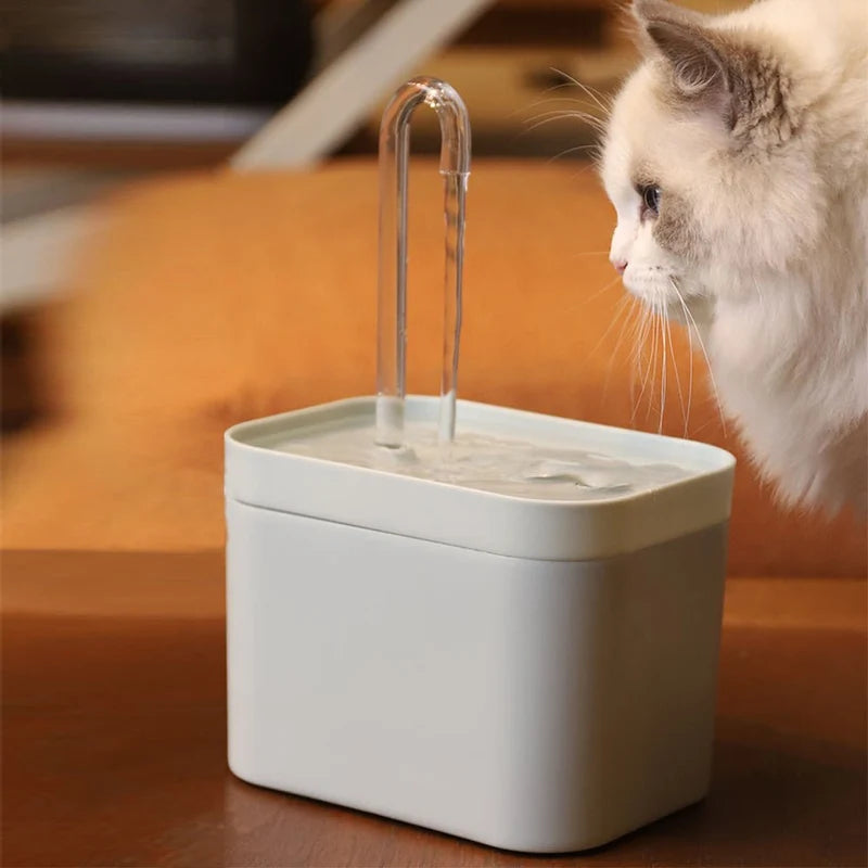 Automatic Cat Water Fountain with Filter – USB Powered, 1.5L