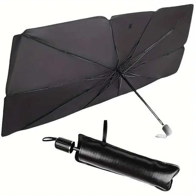 DENX Foldable Car Windshield Sunshade Umbrella – 140 × 80cm