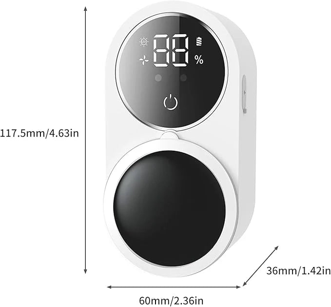 Double Automatic UV Toothbrush Sanitizing Box – USB Rechargeable