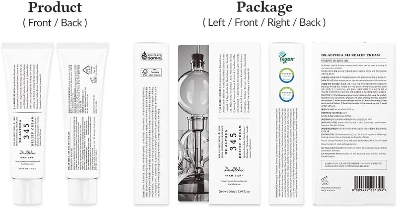 Dr. Althea 345 Relief Cream 50ml – Soothing & Barrier Repair Moisturizer