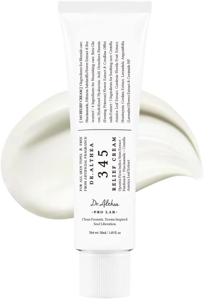 Dr. Althea 345 Relief Cream 50ml – Soothing & Barrier Repair Moisturizer