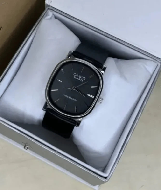 Men’s Leather Wristwatch – Classic Stylish Analog Watch for Everyday Wear