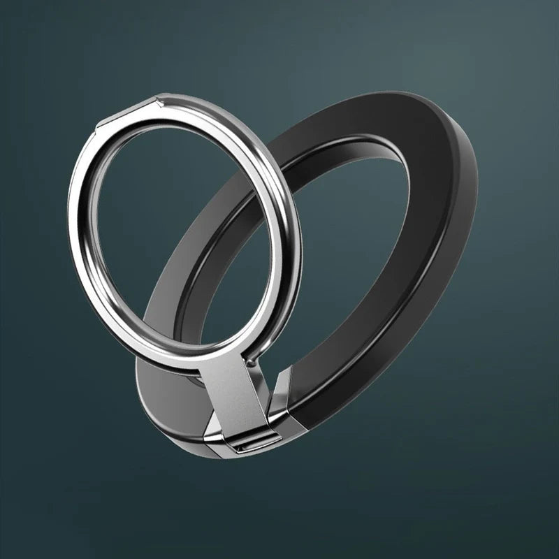 360° Magnetic Ring Buckle Phone Holder – Grip & Stand