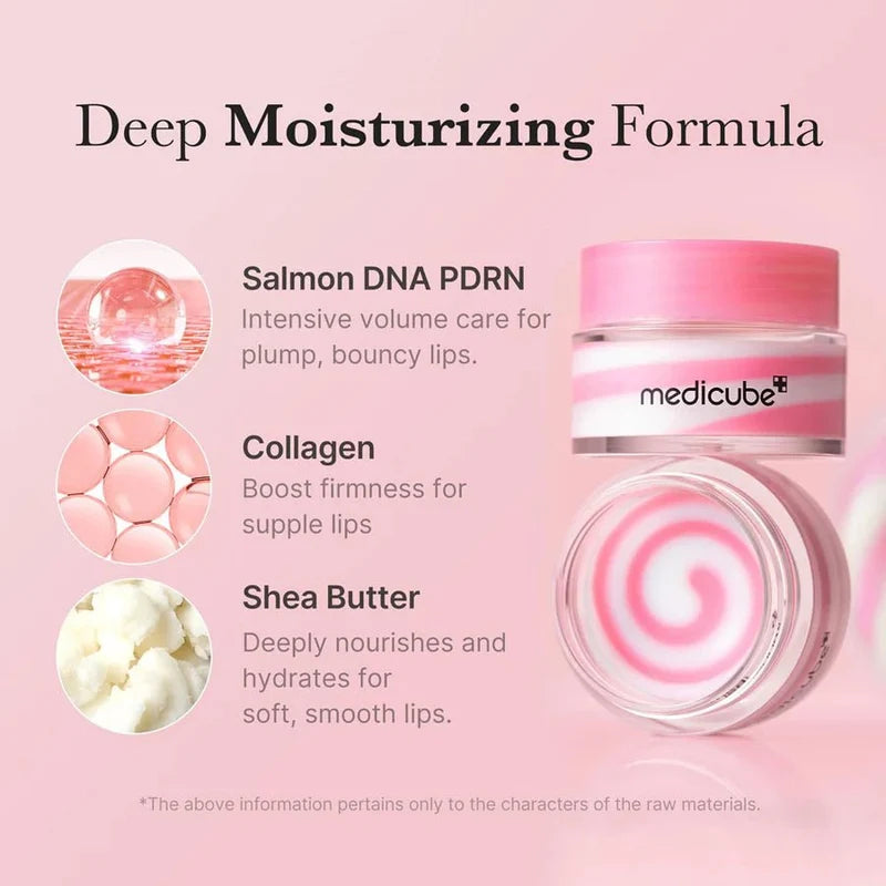Medicube PDRN Lip Sleeping Mask – Overnight Moisture Care, 10g