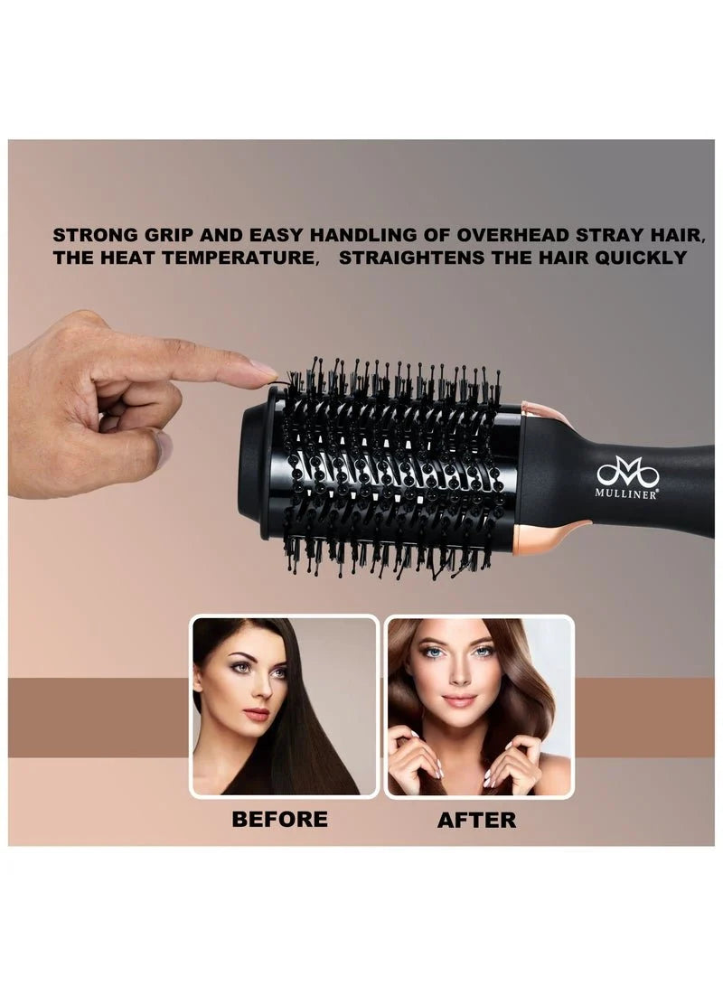 MULLINER Keratin Hot Air Brush – 2-in-1 Hair Dryer & Volumizer
