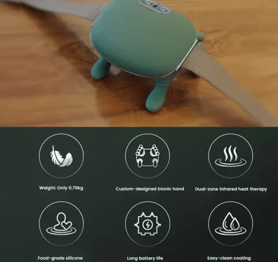 Rechargeable Shoulder & Neck Massager with Heat & Kneading