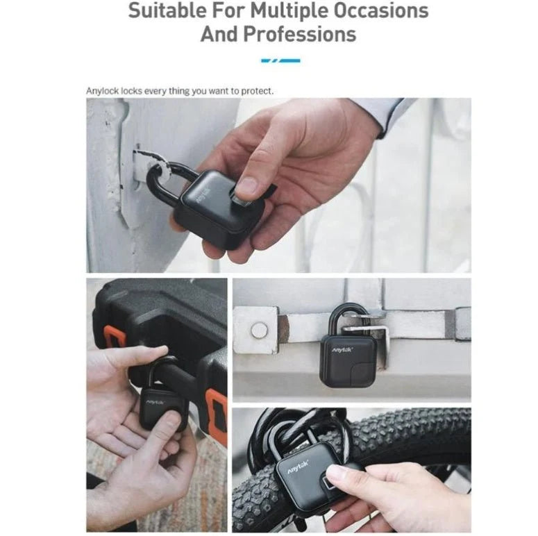 L3 Waterproof Fingerprint Smart Padlock – Keyless Security Lock