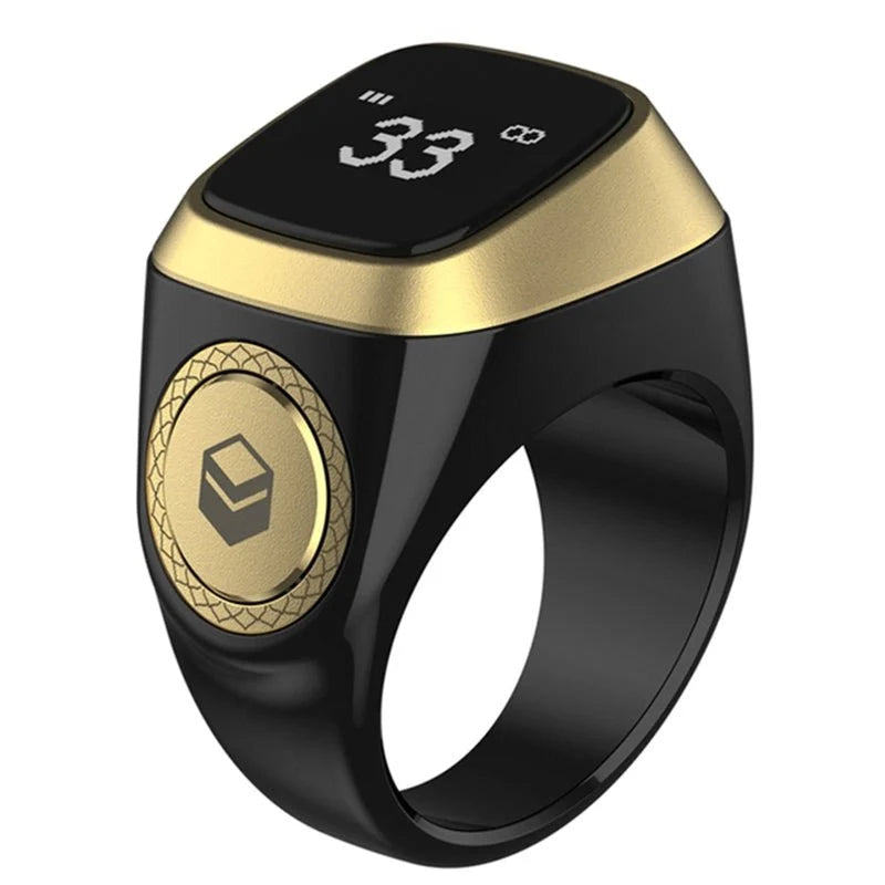 Smart Zikr Ring with Digital Tasbeeh Counter & OLED Display